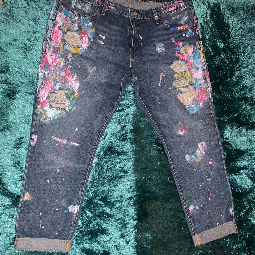 Multicolor polo jeans